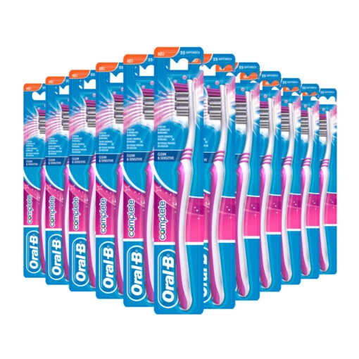 Oral B 12x Oral-B Tandenborstel Complete Clean & Sensitive Soft -Garnier Winkel 1000295