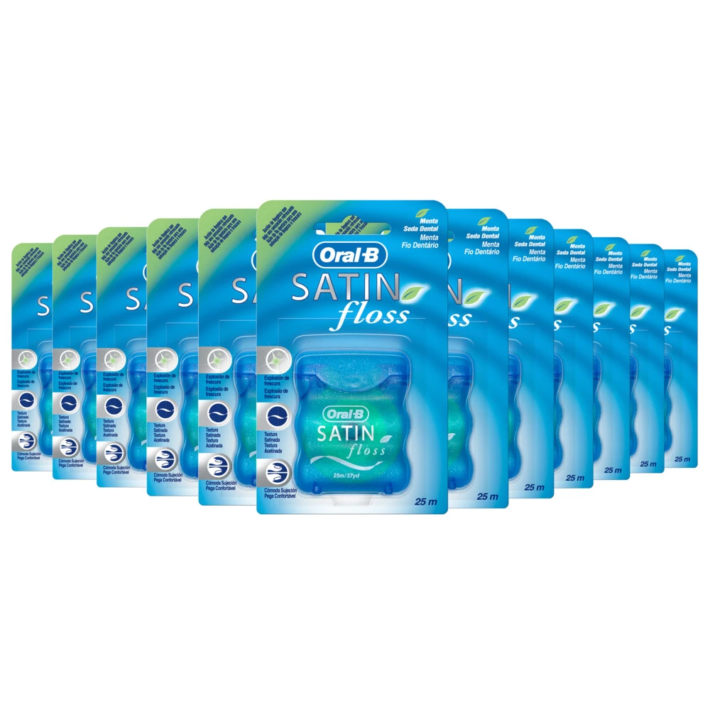 Oral B 12x Oral-B Floss Satin 3 Oral B 12x Oral-B Floss Satin