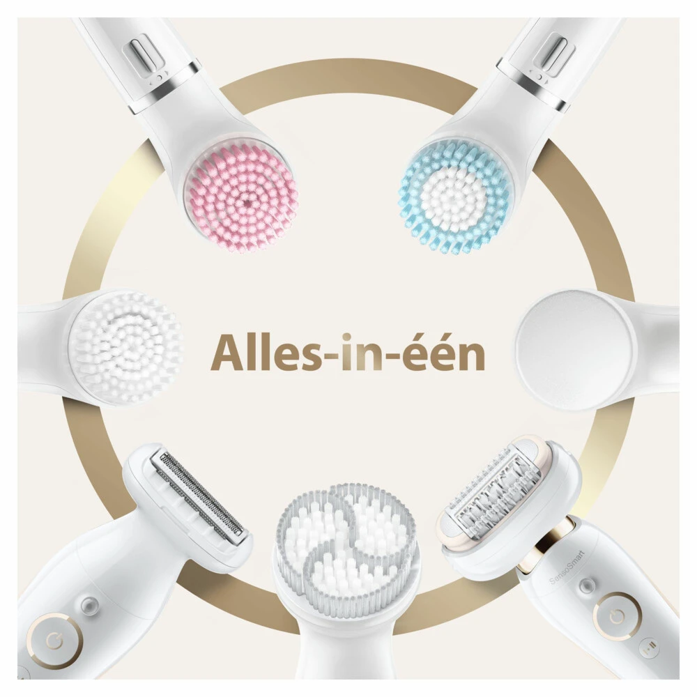 Braun Epilator Silk-épil 9 Flex 9-100 Beautyset Wit / Goud 5 Braun Epilator Silk-épil 9 Flex 9-100 Beautyset Wit / Goud - Afbeelding 3