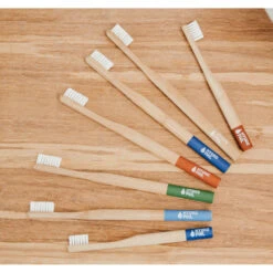 3x Hydrophil Tandenborstel Bamboe Kind Rood -Garnier Winkel 1005112 2