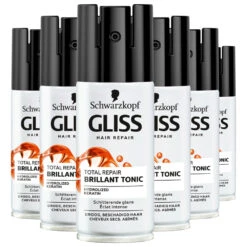 6x Gliss Total Repair Brillant Tonic