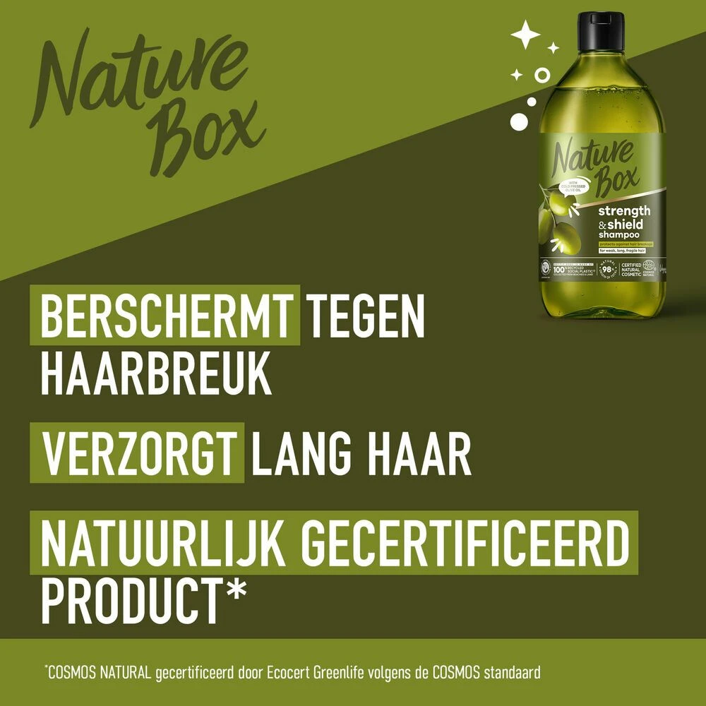6x Nature Box Olive Strength Shampoo 4 6x Nature Box Olive Strength Shampoo - Afbeelding 2