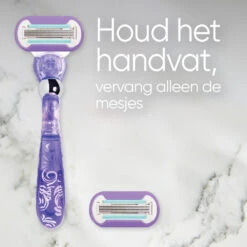Gillette Venus Scheermesjes 1-Up Venus Swirl -Garnier Winkel 1011738 4