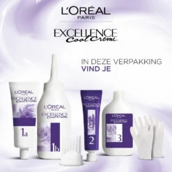 L'Oreal Lu0027Oréal Excellence Cool Cream 5.11 - Ultra Ash Lichtbruin -Garnier Winkel 1011789 2
