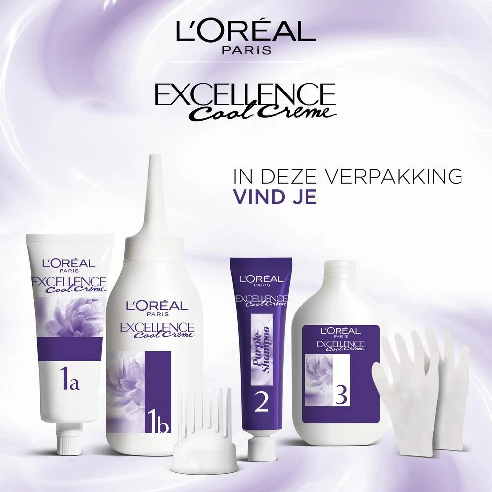 L'Oreal Lu0027Oréal Excellence Cool Cream 6.11 - Ultra Ash Donkerblond 4 L'Oreal Lu0027Oréal Excellence Cool Cream 6.11 - Ultra Ash Donkerblond - Afbeelding 2
