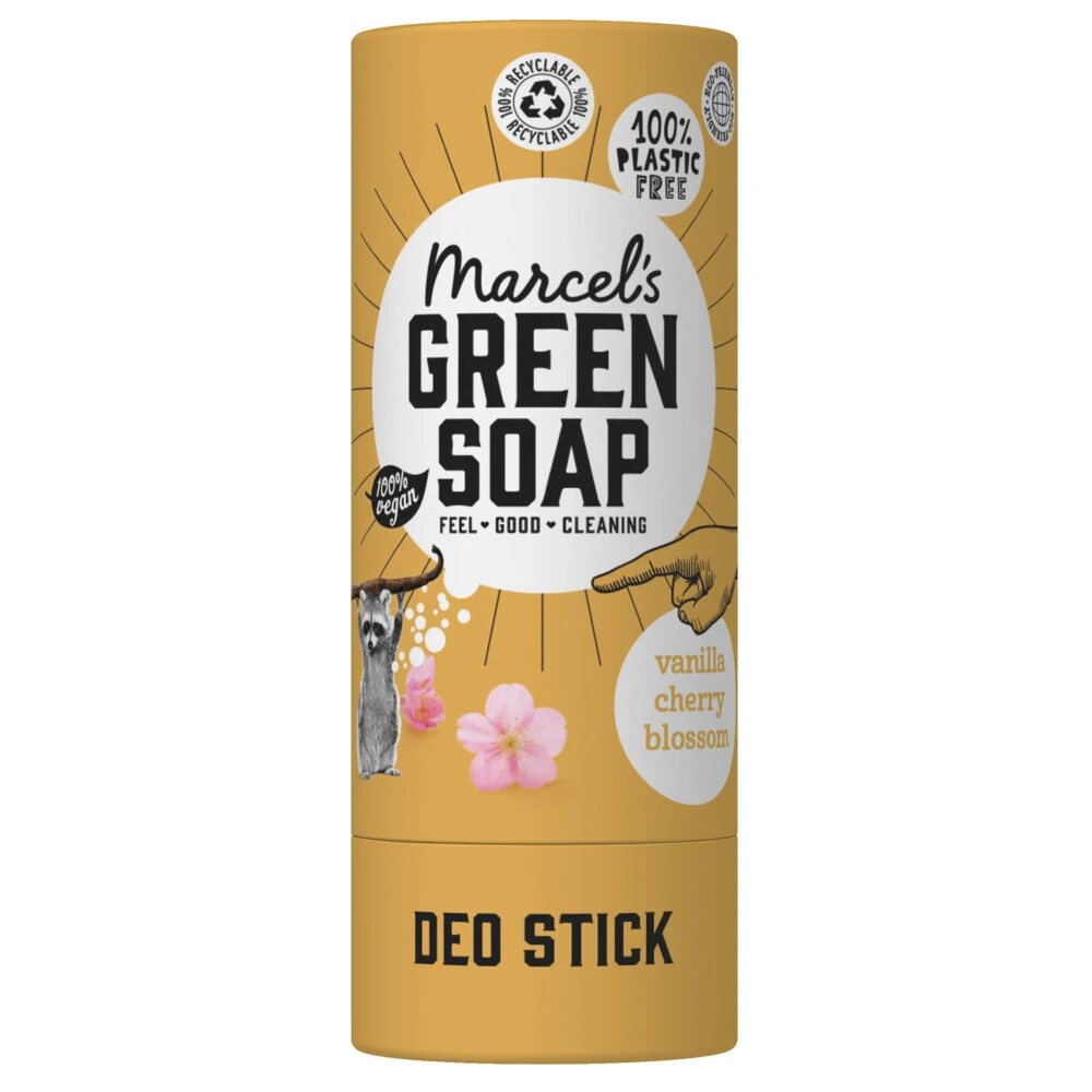 6x Marcelu0027s Green Soap Deodorant Stick Vanille & Kersenbloesem 3 6x Marcelu0027s Green Soap Deodorant Stick Vanille & Kersenbloesem