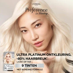 L'Oreal Lu0027Oréal Preference Haarkleuring Ultra Platinum - Platinum Blond - Ontkleuring -Garnier Winkel 1018806 3