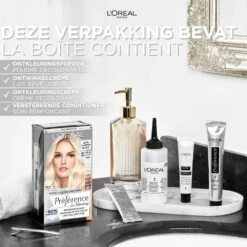 L'Oreal Lu0027Oréal Preference Haarkleuring Ultra Platinum - Platinum Blond - Ontkleuring -Garnier Winkel 1018806 4