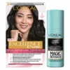 L'Oreal Lu0027Oréal Excellence Creme 1 Zwart + Magic Retouch Uitgroeispray Zwart 75 Ml Pakket -Garnier Winkel 1029956
