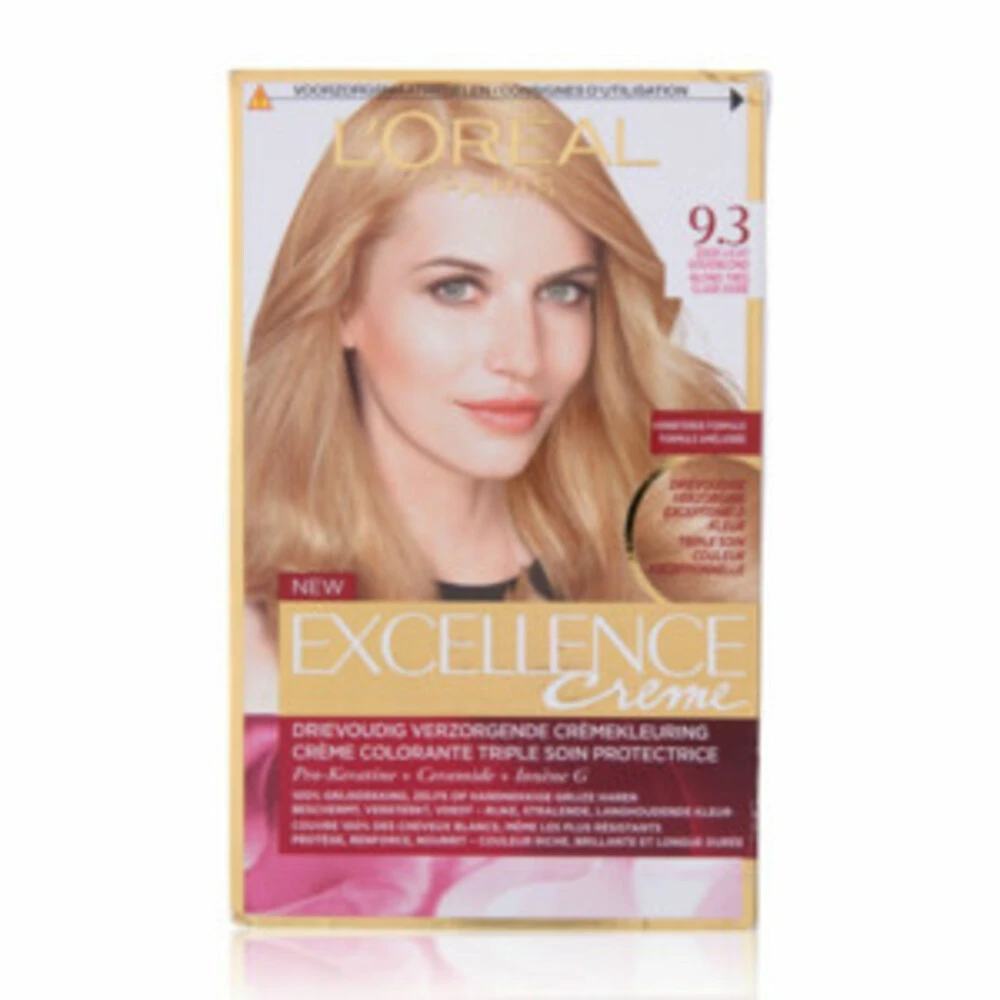 L'Oreal Lu0027Oréal Excellence Creme 9.3 Zeer Licht Goudblond + Magic Retouch Uitgroeispray Blond 75 Ml Pakket 4 L'Oreal Lu0027Oréal Excellence Creme 9.3 Zeer Licht Goudblond + Magic Retouch Uitgroeispray Blond 75 Ml Pakket - Afbeelding 2