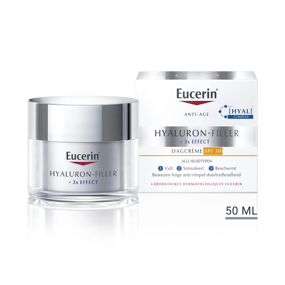 Eucerin Hyaluron-Filler + 3x Effect Dagcrème SPF 30 3 Eucerin Hyaluron-Filler + 3x Effect Dagcrème SPF 30