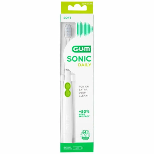 GUM® GUM Elektrische Tandenborstel Sonic Daily Wit -Garnier Winkel 1040625