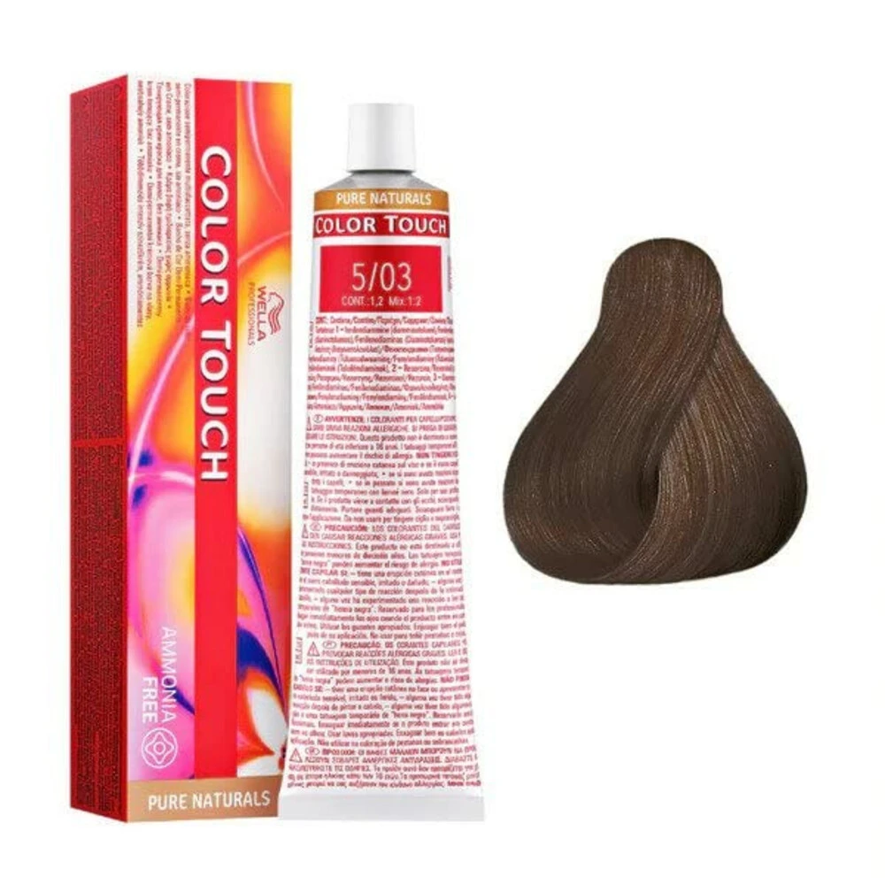 Wella Color Touch Rich Naturals 5/03 4 Wella Color Touch Rich Naturals 5/03 - Afbeelding 2