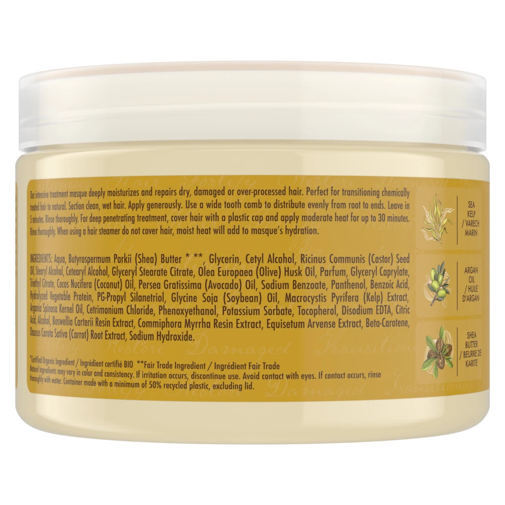 Shea Moisture Raw Shea Butter Deep Treatment Masker 4 Shea Moisture Raw Shea Butter Deep Treatment Masker - Afbeelding 2