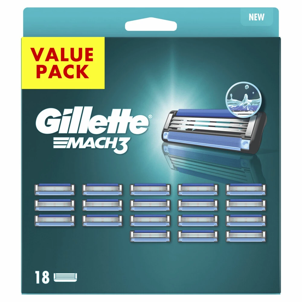 Gillette® Gillette Navulmesjes Mach3 4 Gillette® Gillette Navulmesjes Mach3 - Afbeelding 2