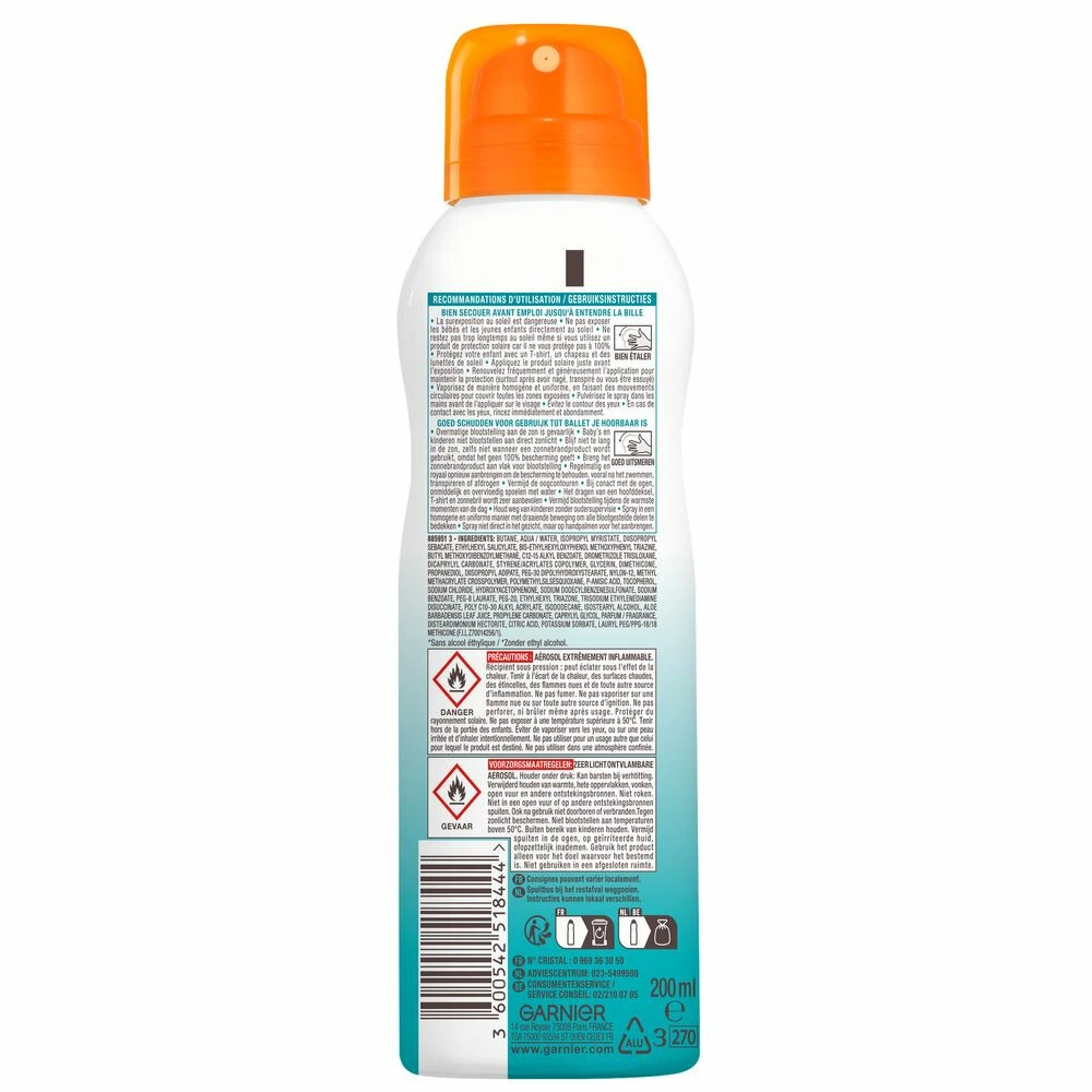 Garnier Ambre Solaire Invisible Protect Mist SPF 30 4 Garnier Ambre Solaire Invisible Protect Mist SPF 30 - Afbeelding 2