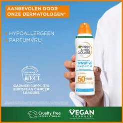 Garnier Ambre Solaire Sensitive Expert+ Beschermende Mist Spray SPF 50+ -Garnier Winkel 1067267 4