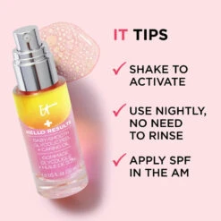 IT Cosmetics Hello Results BabySmooth Glycolic Peel + Carin Oil 8 IT Cosmetics Hello Results BabySmooth Glycolic Peel + Carin Oil -Garnier Winkel 1072769 3