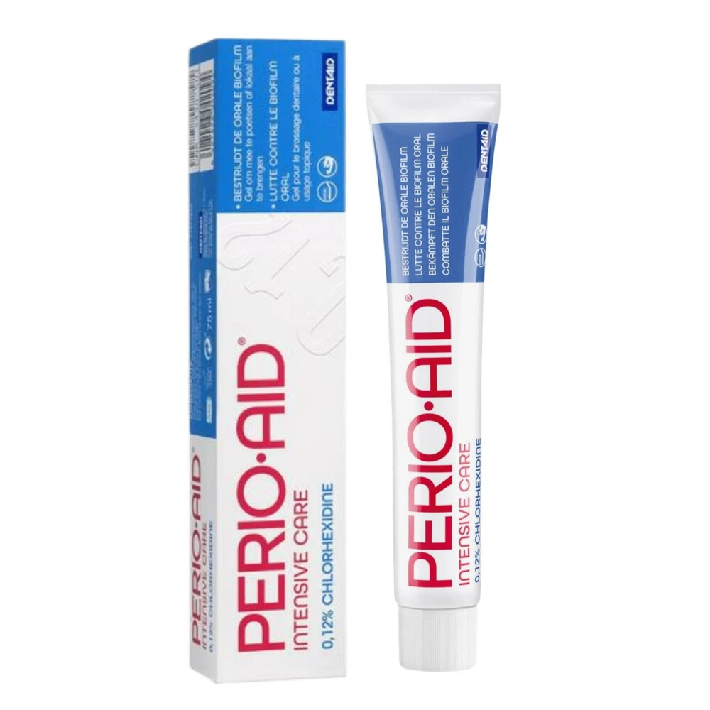3x PerioAid Gel-Tandpasta Intensive Care 4 3x PerioAid Gel-Tandpasta Intensive Care - Afbeelding 2