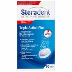 4x Steradent Triple Action Plus Kunstgebit Reiniger -Garnier Winkel 771915 3