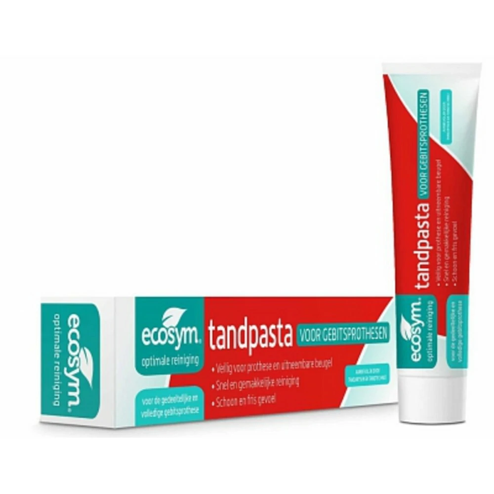 3x Ecosym Tandpasta Gebitsprothesen 4 3x Ecosym Tandpasta Gebitsprothesen - Afbeelding 2