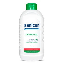 4x Sanicur Bad En Douchegel Dermo Oil