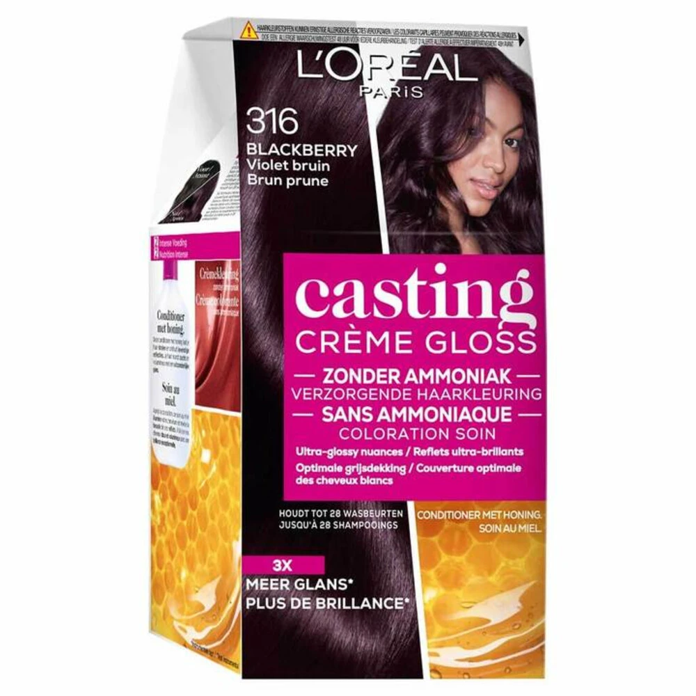 L'Oreal Lu0027Oréal Casting Crème Gloss Haarkleuring 316 Blackberry - Violet Bruin 4 L'Oreal Lu0027Oréal Casting Crème Gloss Haarkleuring 316 Blackberry - Violet Bruin - Afbeelding 2