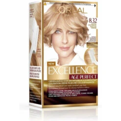 L'Oreal Lu0027Oréal Excellence Age Perfect Haarverf 8.32 Licht Goud Parelmoerblond -Garnier Winkel 968940 2