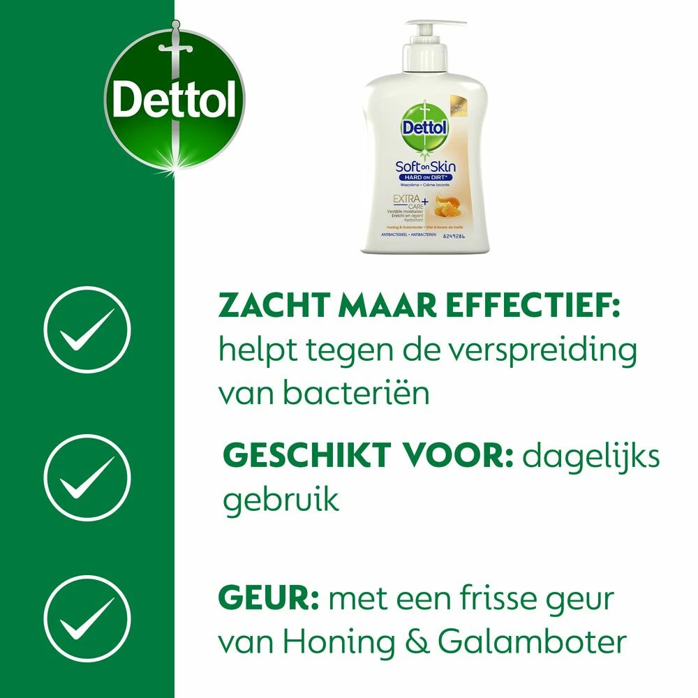 6x Dettol Handzeep Pomp Honey 6 6x Dettol Handzeep Pomp Honey - Afbeelding 4