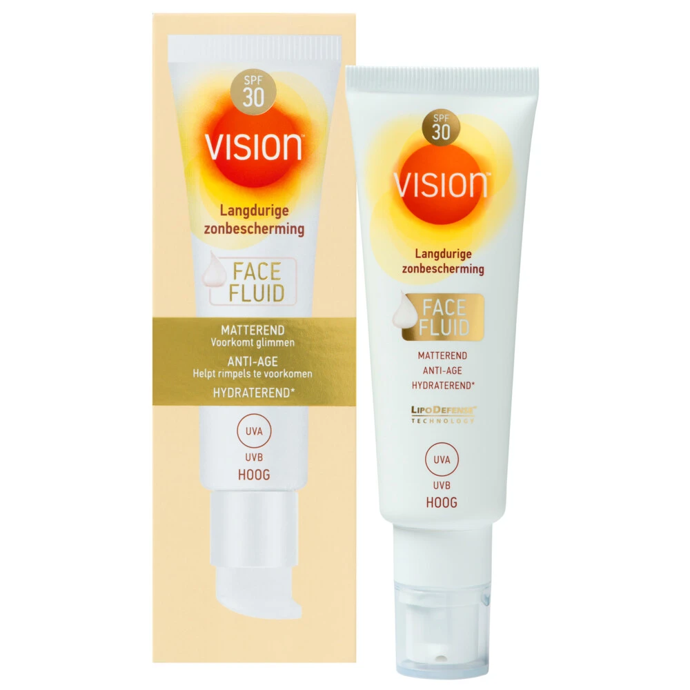 Vision Zonnebrand Face Fluid SPF 30 4 Vision Zonnebrand Face Fluid SPF 30 - Afbeelding 2