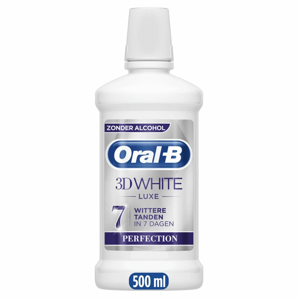 Oral B 3x Oral-B Mondwater 3D White Luxe Perfection 3 Oral B 3x Oral-B Mondwater 3D White Luxe Perfection