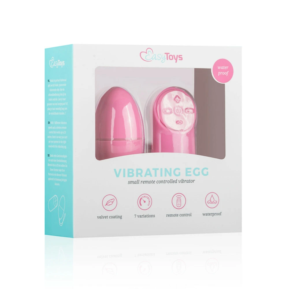 Easytoys Vibrerend Ei Roze 5 Easytoys Vibrerend Ei Roze - Afbeelding 3