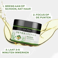 John Frieda Detox & Repair Haarmasker -Garnier Winkel 996980 4