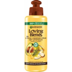 6x Garnier Loving Blends Avocado Karite Leave In Creme