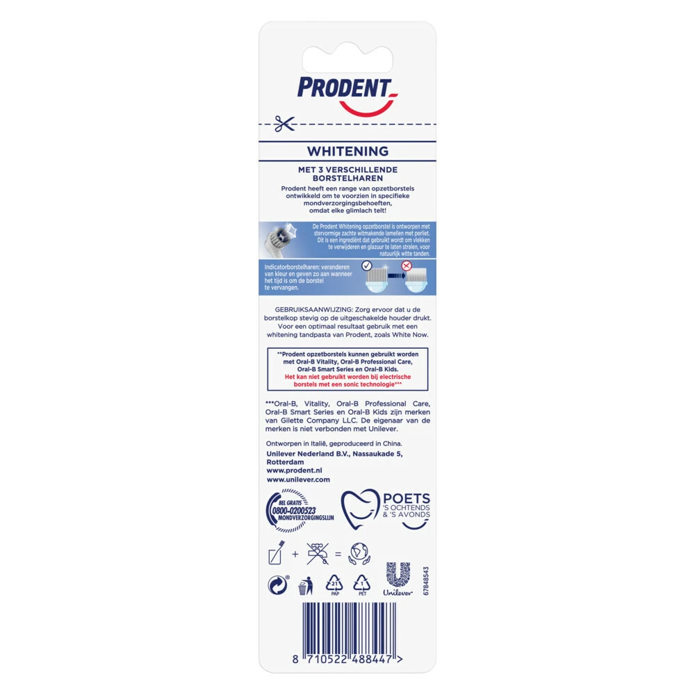 Prodent Opzetborstels White Now 4 Prodent Opzetborstels White Now - Afbeelding 2